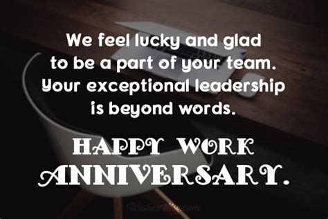 Celebrate another year at work with these unforgettable memes, quotes, and gifs for shouting out your coworkers' upcoming work anniversary. Work Anniversary Wishes and Appreciation Messages *Best* 2021