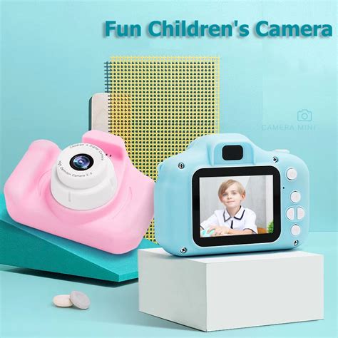 Children Digital Camera Kids Mini Photo Camera Toy 1080p Hd 2 Inch