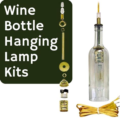 National Artcraft Wine Bottle Hanging Lamp Kits National Artcraft