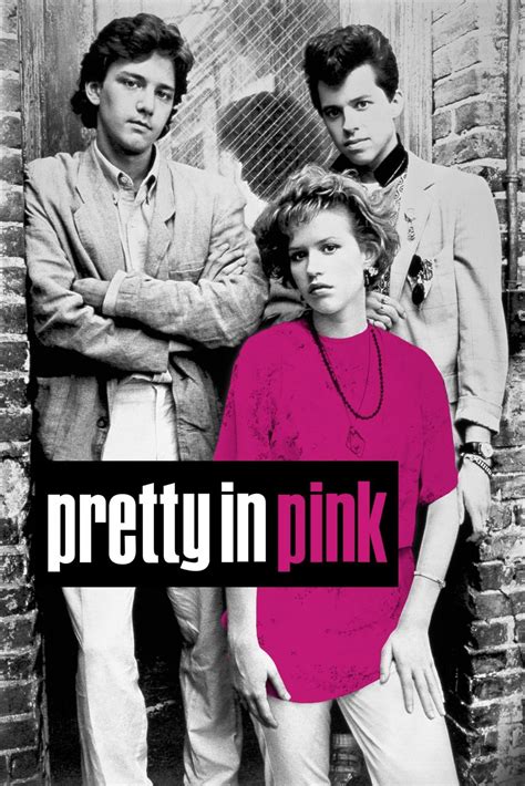 Pretty In Pink 1986 80s Movie Poster Canvas Wall Art Print