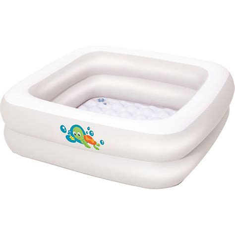 4,90 € versand set babybadewanne mit badewannensitz, handtuch und waschlappen 100% baumwolle , motiv. Baby Badewanne Baby Tub, 86x86x25 cm, Bestway | myToys