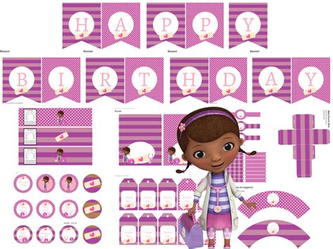 Doc Mcstuffins Birthday Pack Magical Printable