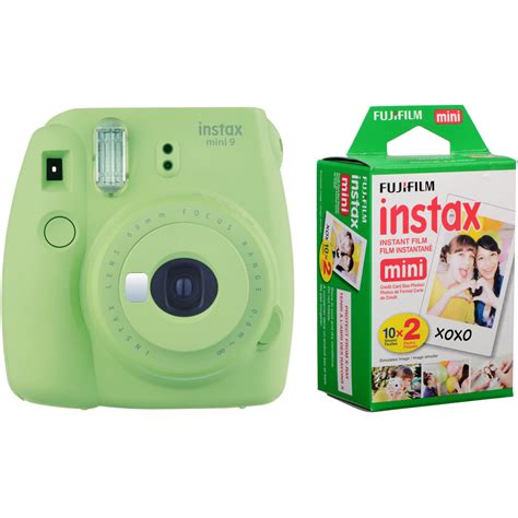 Fujifilm Instax Mini 9 Instant Film Camera With Instant Film Kit