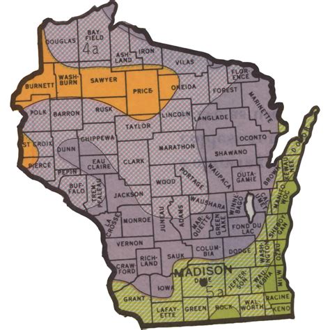 Where In Wisconsin Do Hardiness Zone Shifts Reflect A Changing Climate