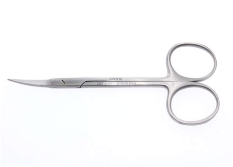 Iris Fine Premium Onyx Operating Scissors 10cm Curved Surgical
