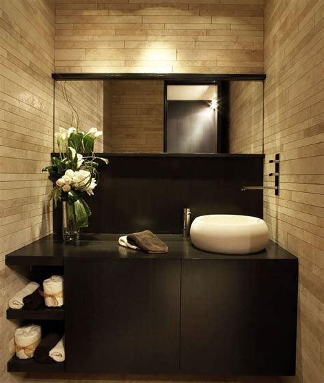 Minimalist Black Bathroom