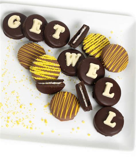 chocolate covered company® get well chocolate dipped oreo® cookies