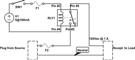Spdt Relay Circuit Diagram