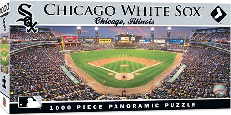 Chicago White Sox 1000 Piece Stadium Panoramic Jigsaw Puzzle In 2022