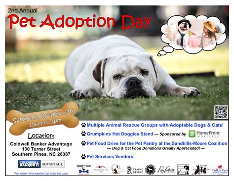 Pet Adoption Day Flyer Sandhills Sentinel