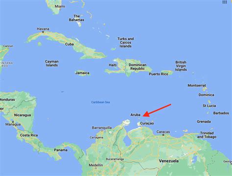 Aruba Location On Map 1536x1164 
