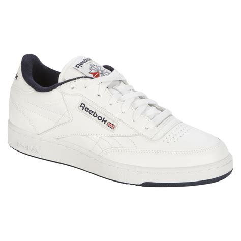 Reebok Mens White Athletic Shoe Classic Look And Comfort From Sears