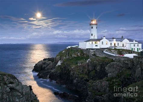 Moonlit Fanad By Derek Smyth Images Of Ireland Ireland Lighthouse