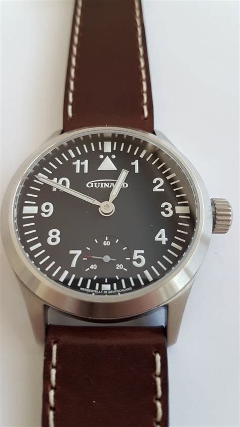 Fs Guinand German Pilot Watch Series 90 With Original Rustikal Strap