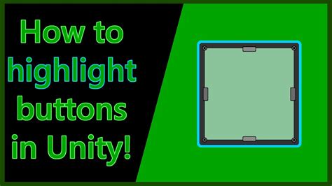 Unity Tutorial How To Highlight Buttons When You Mouse Over Them