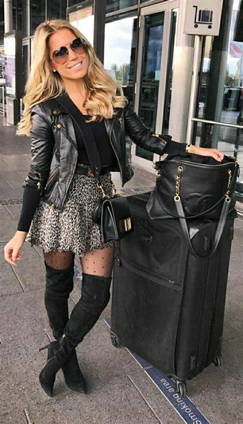 sylvie meis style otk boots outfit celebrity boots girl fashion fashion outfits leather