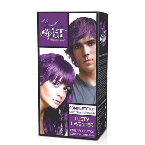 Splat Hair Dye Reviews Splat Long Lasting Hair Color Lusty Lavender