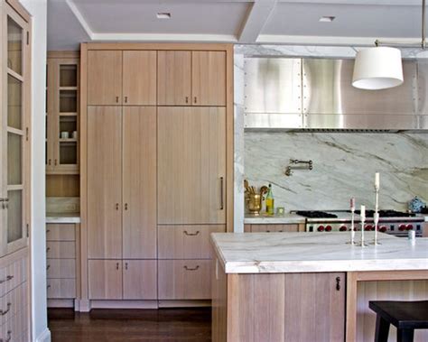 Unfinished oak square flat panel cabinet door front by gliderite, 21.5h x 16w. Cerused Oak Kitchen Cabinet | Houzz