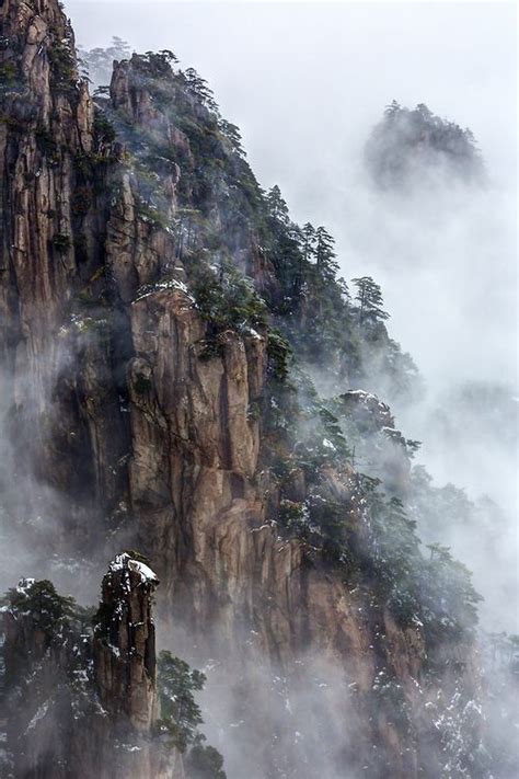 Huangshan Mountain China Nature Photography Chinese Landscape Scenery