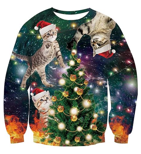 Ugly Christmas Cat Sweaters On Amazon Popsugar Uk Pets