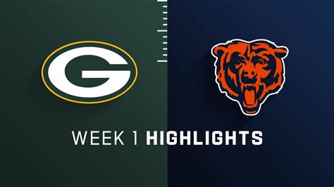 Game Highlights Packers Vs Bears Week 1