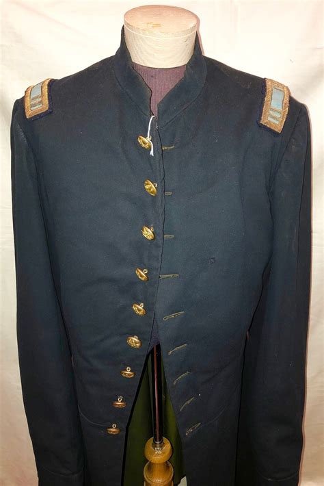 Fine Original Civil War Union Officers Frock Coat Perry Adams Antiques