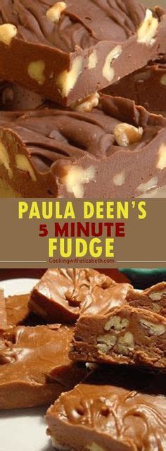 The hard part is deciding which ones to bake! PAULA DEEN'S 5 MINUTE FUDGE | Recipe in 2020 | Fudge ...