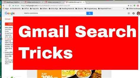 View Unread Emails In Gmail Youtube