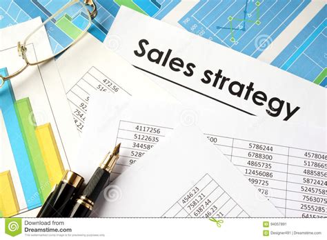 This is mostly used as a tooltip, which displays the text on mouse hovering. Document With Title Sales Strategy. Stock Image - Image of ...