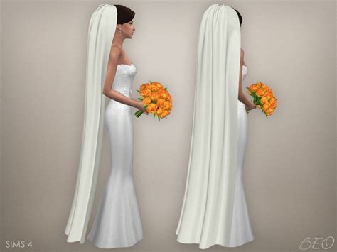 Wedding Veil 05 S4 Download Beo Creations Sims 4 The Sims Sims