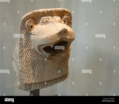 Lion Head Sumerian And Babylonian Art Louvre Museum Stock Photo Alamy