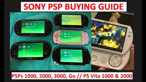 Ultimate Psp Buying Guide And Comparison Psp 100020003000 Go And Vita