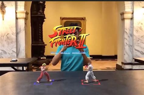 Video Bermain Street Fighter Dengan Teknologi Arkit Makemac
