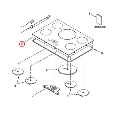 If yes, partsips offers qualified whirlpool washer parts, whirlpool refrigerator parts and as we always focus on customer needs, supplying whirlpool refrigerator parts, whirlpool dishwasher parts, and more. Whirlpool Part# W10396765 Glass Cooktop (OEM)