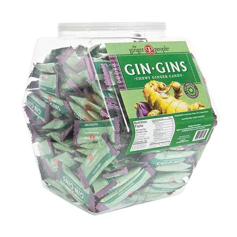 Gin Gins Chewy Ginger Candy Bulk Pack 45 Pounds Of Individually Wrapped Candies