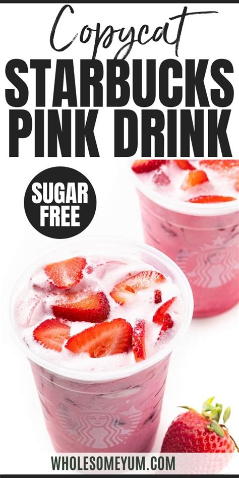 Copycat Starbucks Keto Pink Drink Recipe Pink Drink