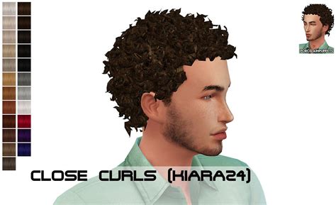 Urbz Sims 4 — Porcelain Warehouse Kiara24 Close Curls For All