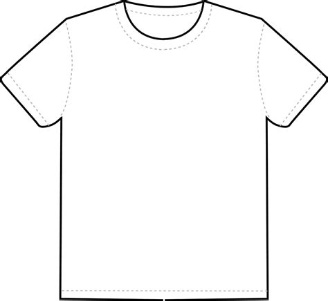 T Shirt Plain White Clipart Best