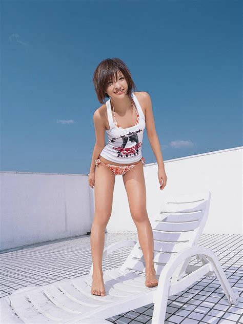 Nagasaki Rina Tagme Bikini Photo Medium Side Tie Bikini Bottom Swimsuit Tank Top Image