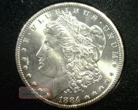 1884 Cc Gsa Carson City Morgan Silver Dollar Ngc Ms64 Crescent