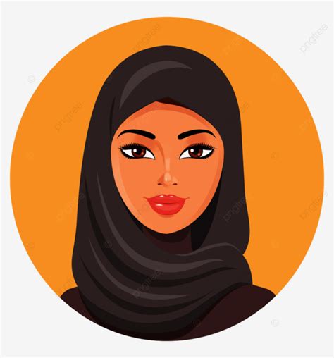 hijab muslim woman vector design images beautiful face of arabic muslim woman in hijab vector