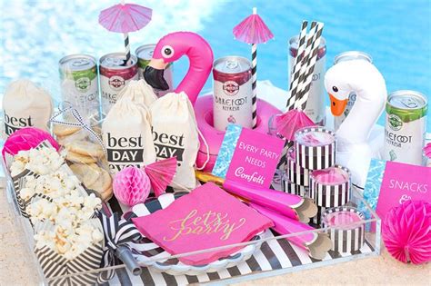 Create A Diy Poolside Party To Go Bachelorette Pool Party Poolside