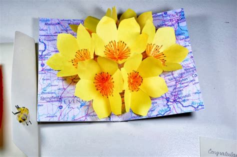 How to make a pop up flower card. pop up pages transition tank: seven flowers pop-up card