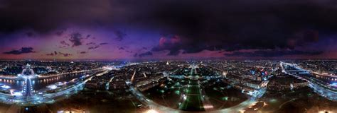 View From Eiffel Tower 360 Panorama 360cities