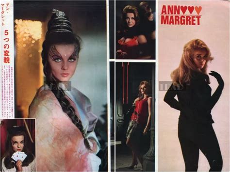 Ann Margret The Swinger 1966 Vintage Japan Picture Clipping 2 Sheets Lg
