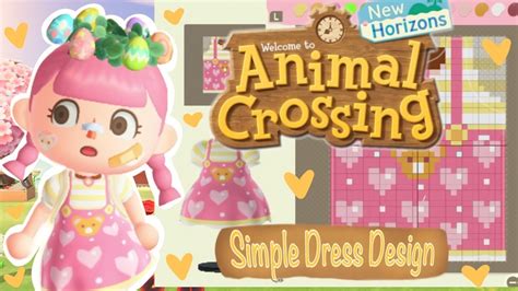 How I Design Dresses In Animal Crossing New Horizons Youtube