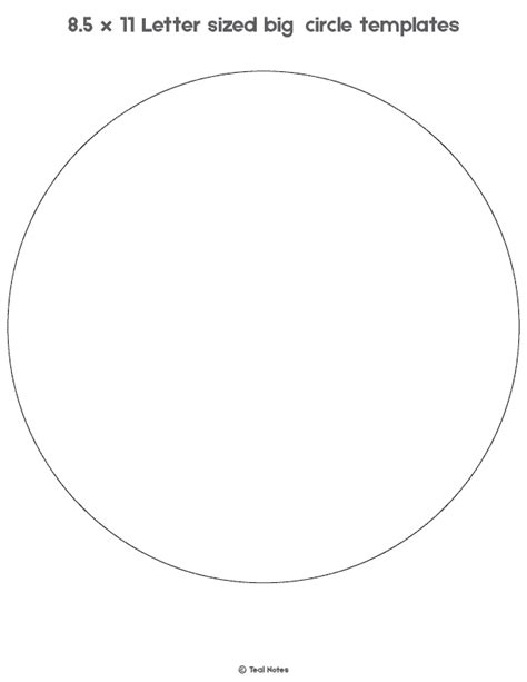 Circle Template Free Printable Circle Templates For Your Next Diy Project