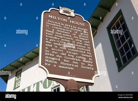 Milton Wisconsin United States November 7th 2022 The Exterior Of