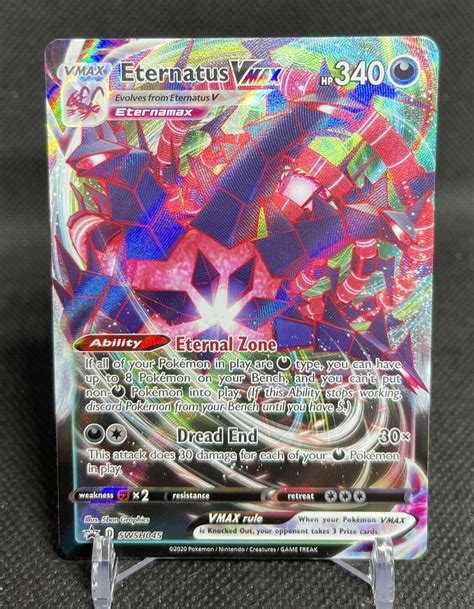 Mavin Eternatus Vmax Swsh045 Nm Full Art Promo Rare Pokemon Tcg