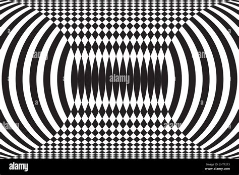 Abstract Checker Pattern Made Bij Repeating Circles In Black And White